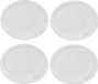 ProPlus Reflector - set van 4 - wit - zelfklevend - 60mm - rond