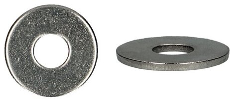 PGB-FASTENERS Sluitring DIN 9021 M3 A2 - 500 stuks - RVS