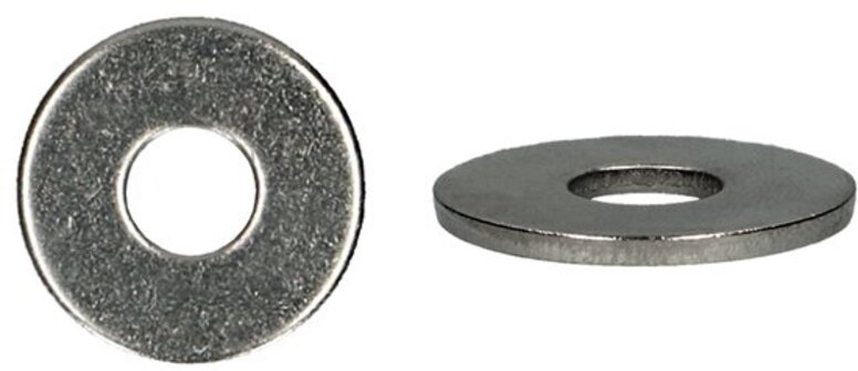 PGB-FASTENERS Sluitring DIN 9021 M3 A2 - 500 stuks - RVS