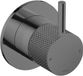 Hotbath Cobber X CX131 robinet de mélange encastré (partie finition) noir brossé PVD