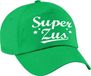 Bellatio Decorations Super zus cadeau pet / baseball cap groen voor dames