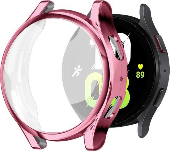 Strap-it TPU case - rosé rood voor Samsung Galaxy Watch 5 44mm