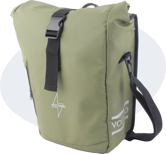 Voltano Journey Luxe Fietstas 28L - Olijf Groen