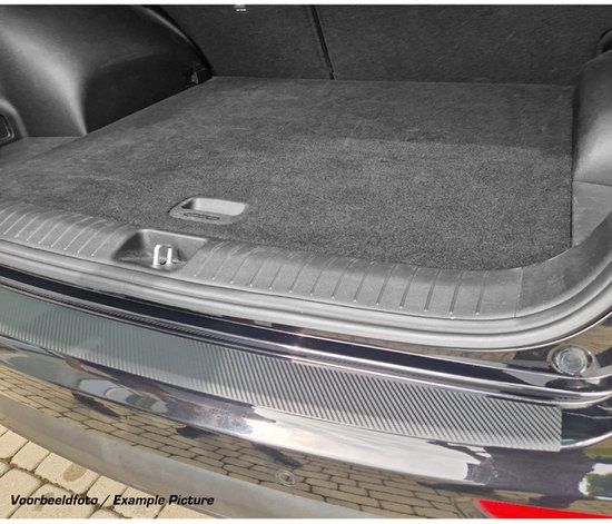 Pasklare Górecki Sp. z o.o. Pasklare Achterbumperbeschermfolie passend voor Skoda Superb II Kombi 2009-2015 - Carbon-look