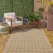 Flycarpets Lucia Naturel Sisal Tapis d'extérieur - Beige - 120x170 cm