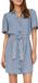 Only Helena Belted Denim Jurk Dames