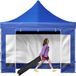 Latios Tente de réception pliable - Pavillon pop-up 3x3 m - Bleu