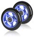 Roues pour trottinette acrobatique, avec roulements ABEC/9 et un diamètre de 100 mm