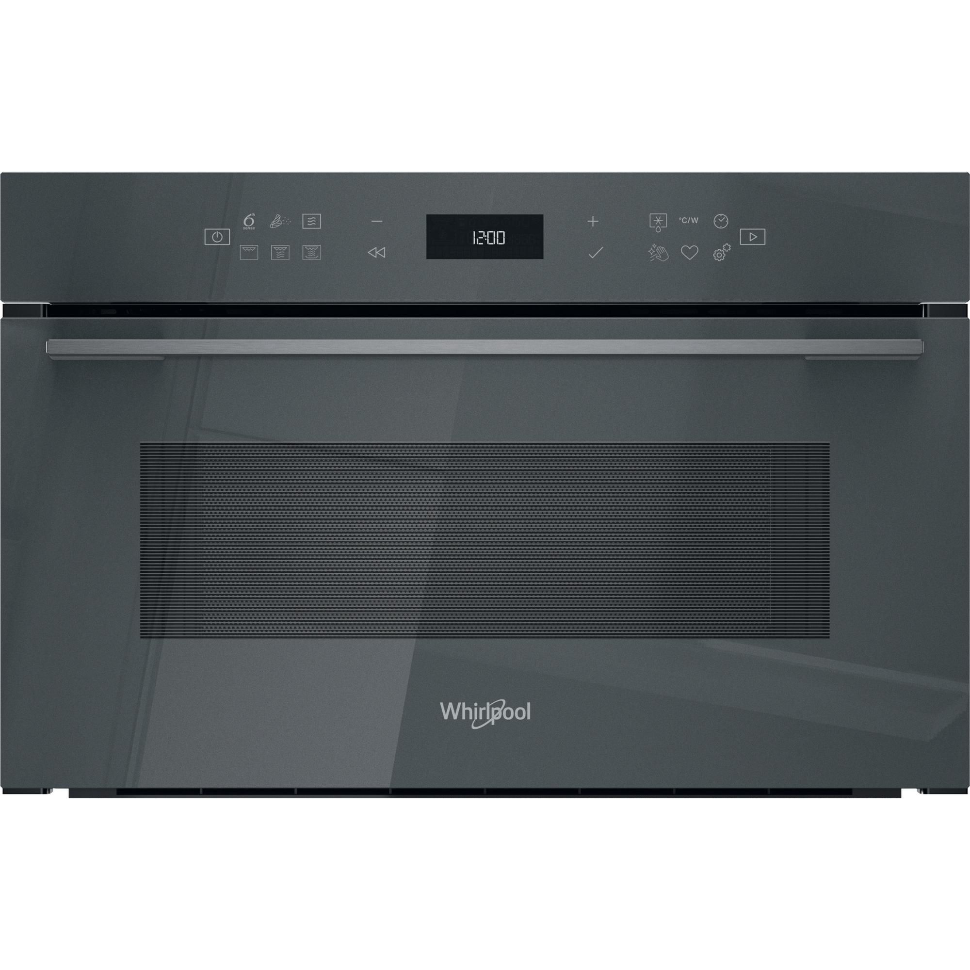 Whirlpool WMD7O4TSG Grijs Grill-magnetron Ingebouwd 31 l 1000 W