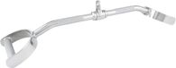 Tunturi Barre de tirage latérale - Station de poulie latérale - Station de musculation - Home Gym - Multigrip - Barre en acier inoxydable et durable - 70cm
