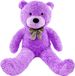 Classico ours en peluche Gustaw Grand XXL (Violet, 50 cm)