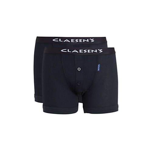 Claesen's boxershort - set van 2 donkerblauw