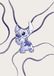 Komar Disney Lilo and Stitch Brave and Wild Wandafbeelding 50 x 70 cm