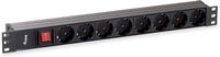 Equip Multiprise 19 (1U) 8 prises Schuko - 1,8m