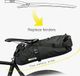 CarryQuest Avoir Avoir® Waterdichte Fietszadeltas - 13L Capaciteit - Zwart