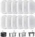 BeiJingLiangPinJiaZuoKeJiWenHuaFaZhanYouXianGongSi Filtre pour chat - 12 pièces - Avec filtration triple multicouche - Pour fontaines à boire de 3,2 L, 2 L et 1,8 L