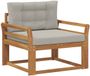 vidaXL Buiten Midden Sofa Naturel