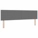 vidaXL LED Hoofdbord met Hoofdeinde Lichtgrijs 180 cm Corduroy Stof