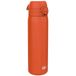 ION8 Lichtgewicht Stalen Kinderwaterfles, 400 ml/13 oz, Zonder Isolatie, Lekvrij, Makkelijk te Openen, Veilige Vergrendeling, Vaatwasserbestendig, Flipdop, Draaggreep, Duurzaam, Oranje