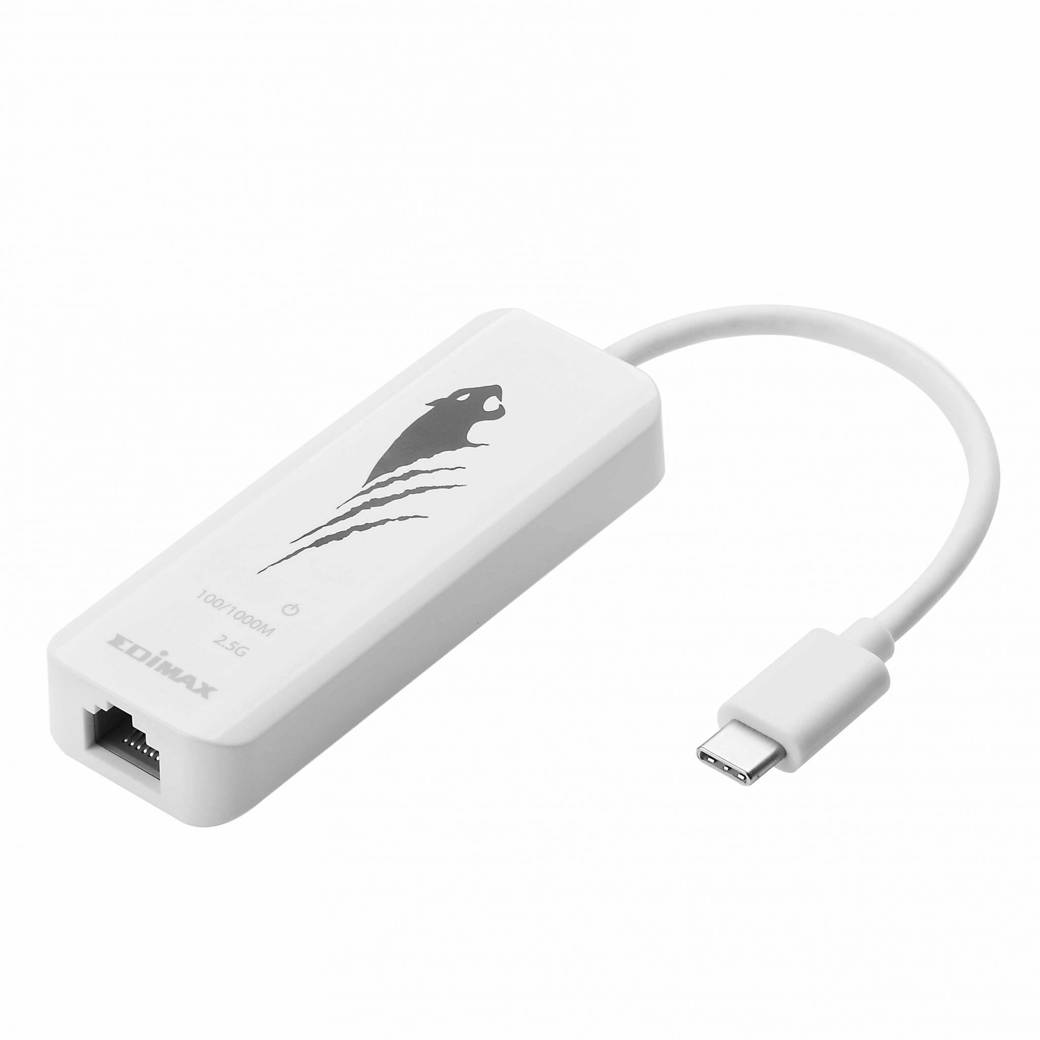 Edimax EU-4307 - USB 3.2 Gen 1 to 2.5 Gigabit Ethernet Adapter - White