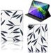 B2Ctelecom iPad Pro 11 2020/2021/2022 Housse de tablette Feuilles Bleu