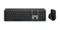 Logitech MX Keys S Combo for Mac - Wireless Keyboard & Mouse - US International - Black