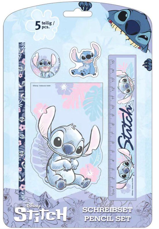Lilo & Stitch Schrijfwarenset 5 Delig
