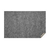 VEVOR Beschermmat voor tapijt, rubberen mat, 1530 x 2440 mm, dikte 6 mm, vilt, dubbel oppervlak, bereik 3-4 m², premium comfort onder de voeten, vloerbekleding, grijs