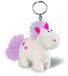 Nici Sleutelhanger Theodor Junior 10 Cm Pluche Roze/wit
