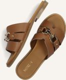 Notre-V 22718 Slippers - Dames - Cognac - Maat 38