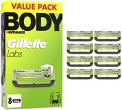 Gillette Labs Body+ Intimate Scheermesjes - 8 stuks