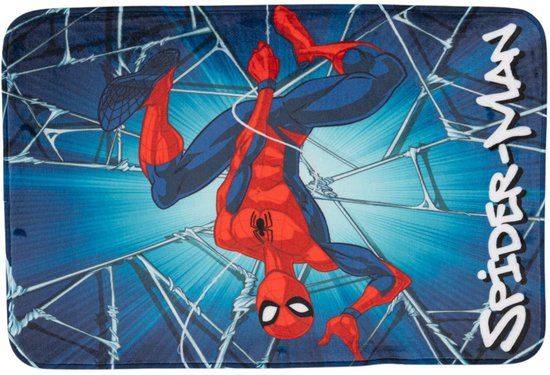 Spider-Man Vloerkleed / Mat Foam Blauw Polyester 40 x 60 cm