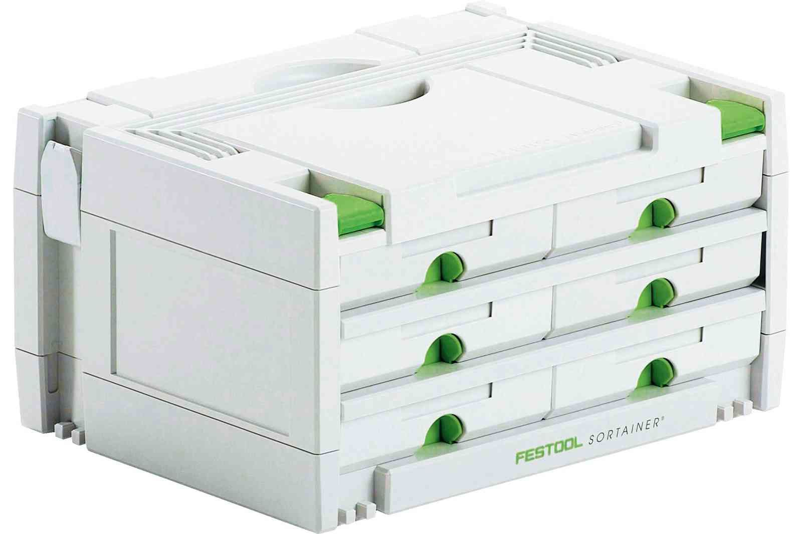 Festool SYS 3-SORT/6 Gereedschapskist - Groen, Wit