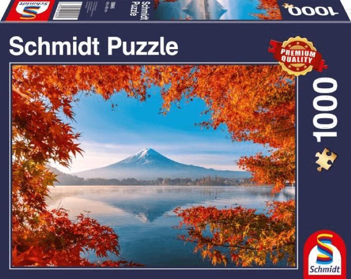 Schmidt Herfst bij Mount Fuji,(1000) - Puzzel