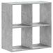 VidaXL Boekenkast 68,5x32x68,5 cm bewerkt hout betongrijs
