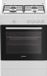 INDESIT Cuisinière à gaz I6GGKMWF, 4 plaques de cuisson, 10,4 kWh, 60 cm de large, blanc
