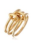 Elli - Ring - Elli Ring zonder Stenen Dames Knoop 925 Sterling Zilver Feest / Oudejaarsavond - Dames