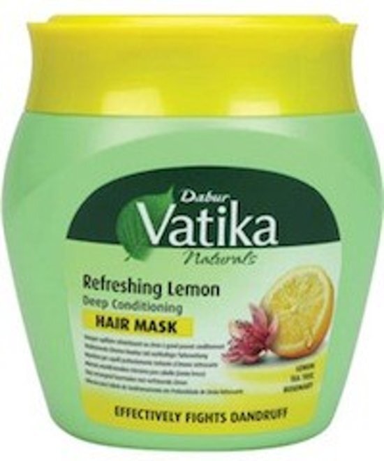Vatika Dabur Refreshing Lemon Deep Conditioning Hair Mask 500 gr