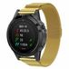 By Qubix - Milanese bandje - Goud - 22mm Quickfit - Geschikt voor Garmin Fenix 9 / 9 Pro (47mm)
