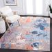 Safavieh Nalla Transitional Area Rug, Woven Polyester Rug in Grey/Blue, 160 X 230 cm