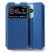 Cool Flip-cover voor Xiaomi, Redmi Note 14 5G, effen, blauw
