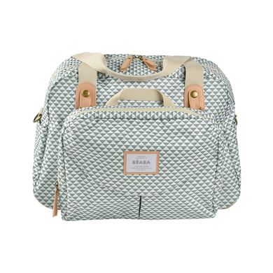 BEABA Luiertas Geneva II Play Print Saliegroen