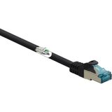 Renkforce RF-5047482 Câble réseau Noir 0,25 m Cat6a S/FTP Rond
