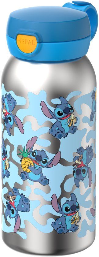 Mepal RVS drinkfles met flipdop Campus - 600 ml - Stitch