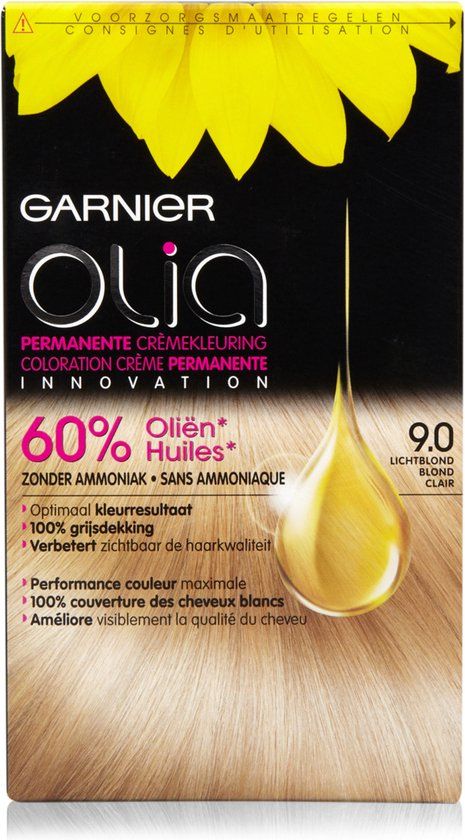 Garnier Olia Zeer Lichtblond 9 - Permanente Haarkleuring Zonder Ammoniak