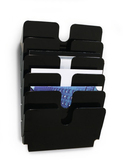Durable Magazine Holder - Black - A4 - 1 Shelf