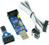 Paradisetronic.com ISP-adapter, 10-pins naar 6-pins, voor b.v. Atmel AVR, Arduino, Bascom, USBasp, ICSP