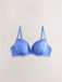 Next - Dames - Bikinitop met beugel, vullingen en ruches - Blauw