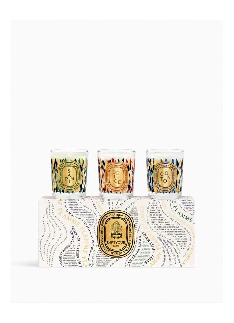 diptyque diptyque Scented Candles Set of 3 - Limited Edition geurkaars set