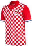 COPA Football - Kroatië 1990 - Retro Voetbalshirt - Heren - XL - Rood - Wit